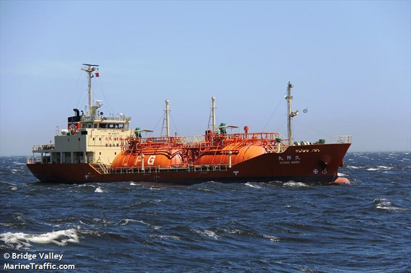 kyuho maru (LPG Tanker) - IMO 9368170, MMSI 431301796, Call Sign JD2230 under the flag of Japan