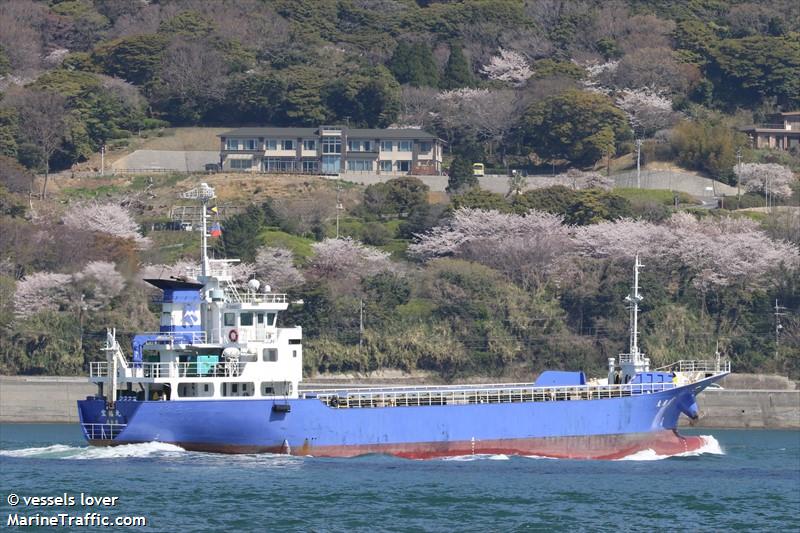 saiwai maru no.15 (General Cargo Ship) - IMO 8974697, MMSI 431501695, Call Sign JL6589 under the flag of Japan