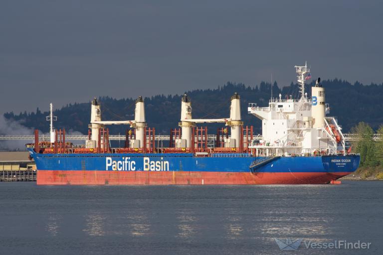 indian ocean (Bulk Carrier) - IMO 9738909, MMSI 477181100, Call Sign VROQ8 under the flag of Hong Kong