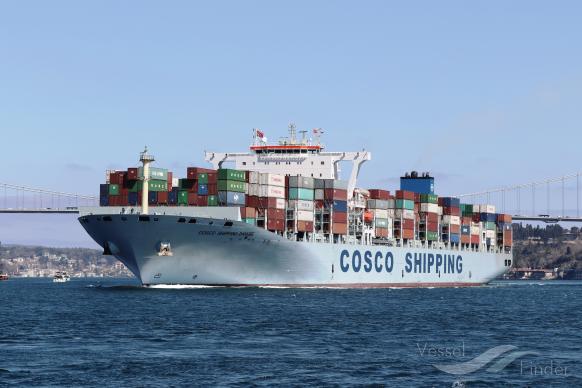 coscoshipping danube (Container Ship) - IMO 9731913, MMSI 477858800, Call Sign VRQD2 under the flag of Hong Kong