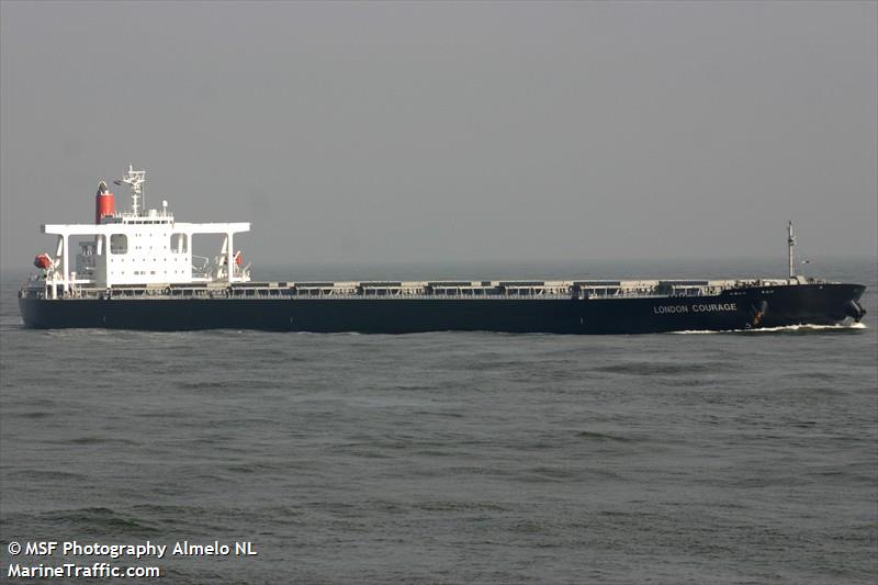 london courage (Bulk Carrier) - IMO 9406465, MMSI 538002924, Call Sign V7MY7 under the flag of Marshall Islands