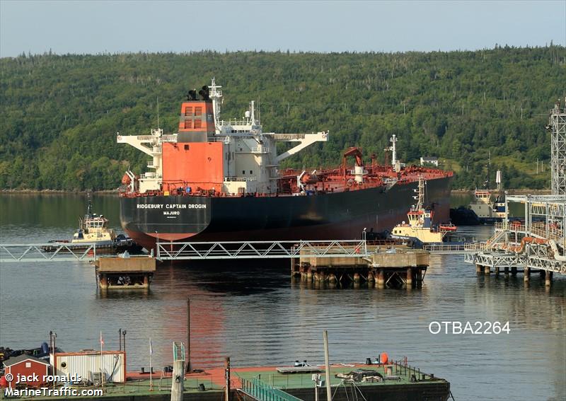 ridgebury captain dr (Crude Oil Tanker) - IMO 9320714, MMSI 538005588, Call Sign V7FF4 under the flag of Marshall Islands