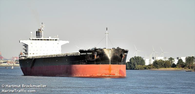 harvest frost (Bulk Carrier) - IMO 9643879, MMSI 538005884, Call Sign V7GU4 under the flag of Marshall Islands