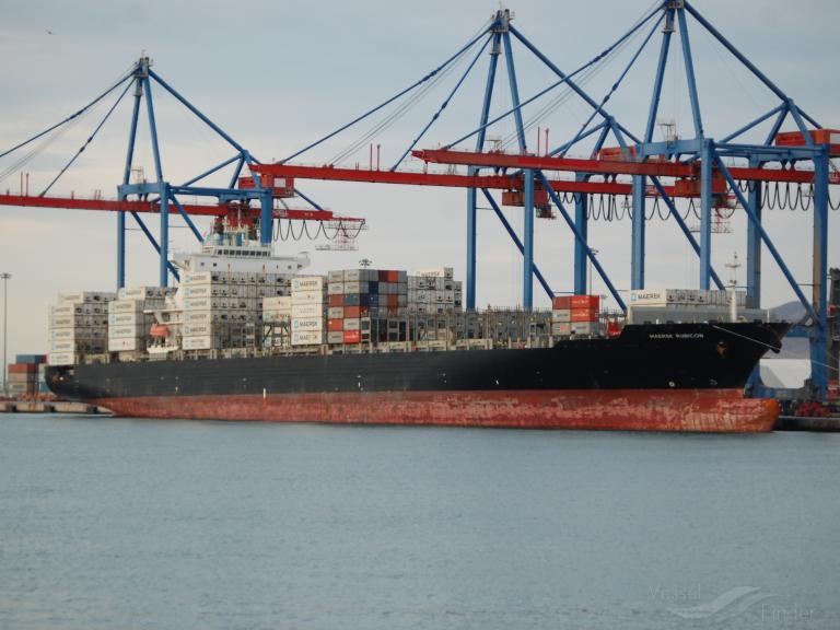 maersk rubicon (Container Ship) - IMO 9632480, MMSI 563101600, Call Sign 9V6677 under the flag of Singapore