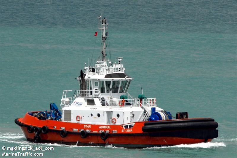 star admiral (Tug) - IMO 9511870, MMSI 564201000, Call Sign 9V7087 under the flag of Singapore