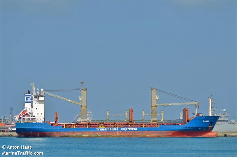 lagoa (Container Ship) - IMO 9150470, MMSI 617105000, Call Sign D4HK under the flag of Cape Verde