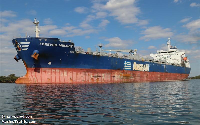forever melody (Chemical/Oil Products Tanker) - IMO 9676527, MMSI 636016293, Call Sign D5FK5 under the flag of Liberia