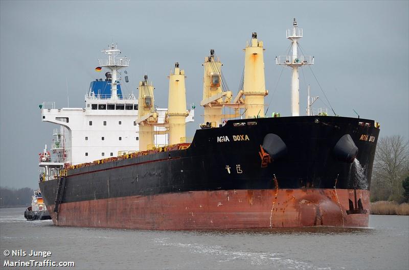 agia doxa (Bulk Carrier) - IMO 9467976, MMSI 636018086, Call Sign D5OC7 under the flag of Liberia