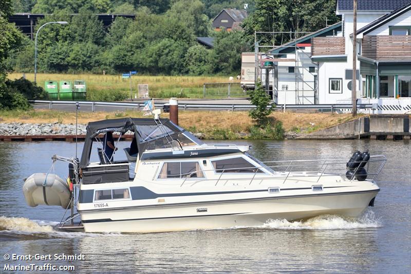 jana (Pleasure craft) - IMO , MMSI 211379110, Call Sign DF9591 under the flag of Germany