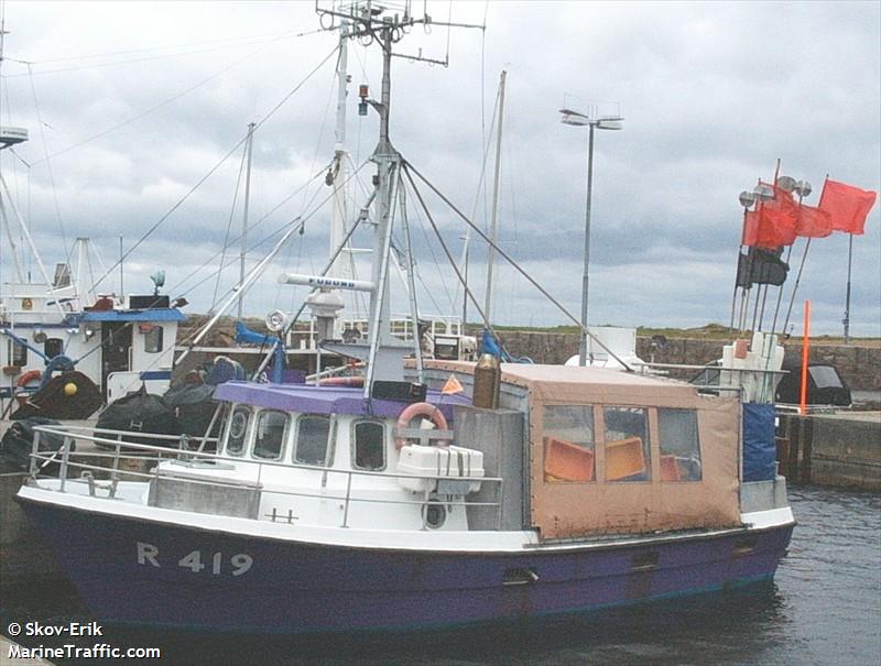 r419 emanuel (Fishing vessel) - IMO , MMSI 219001602, Call Sign XP 3260 under the flag of Denmark