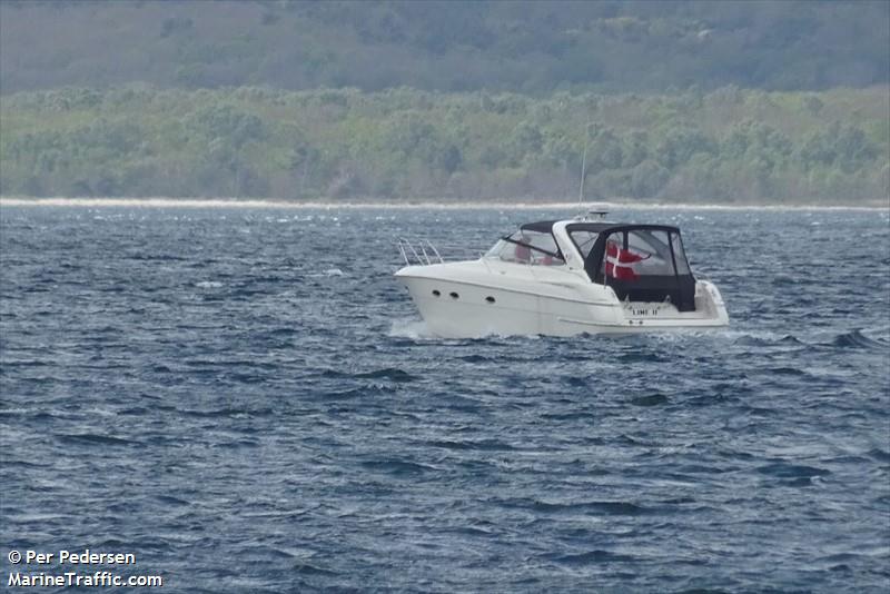 line ii (Pleasure craft) - IMO , MMSI 219020701, Call Sign XPE7064 under the flag of Denmark