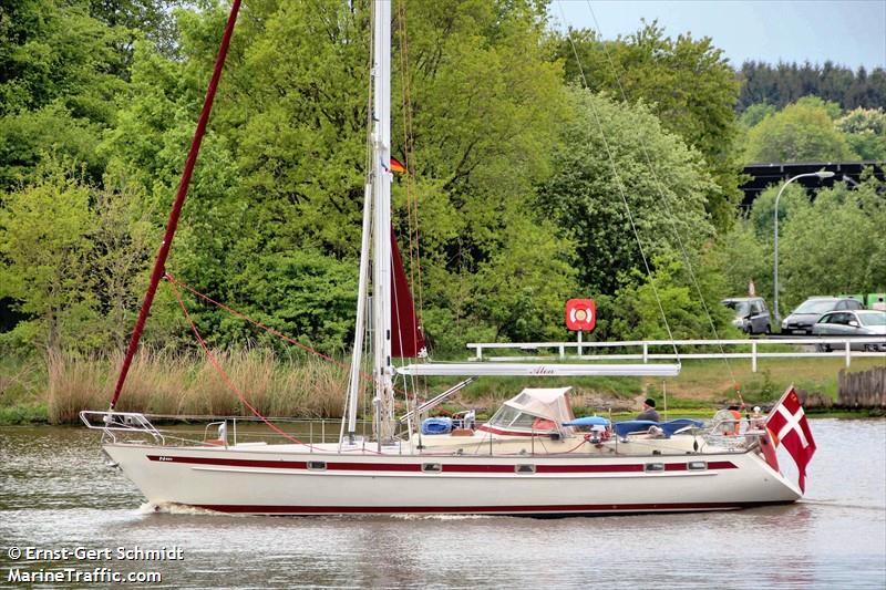 aloa (Pleasure craft) - IMO , MMSI 219023260, Call Sign XPH2234 under the flag of Denmark