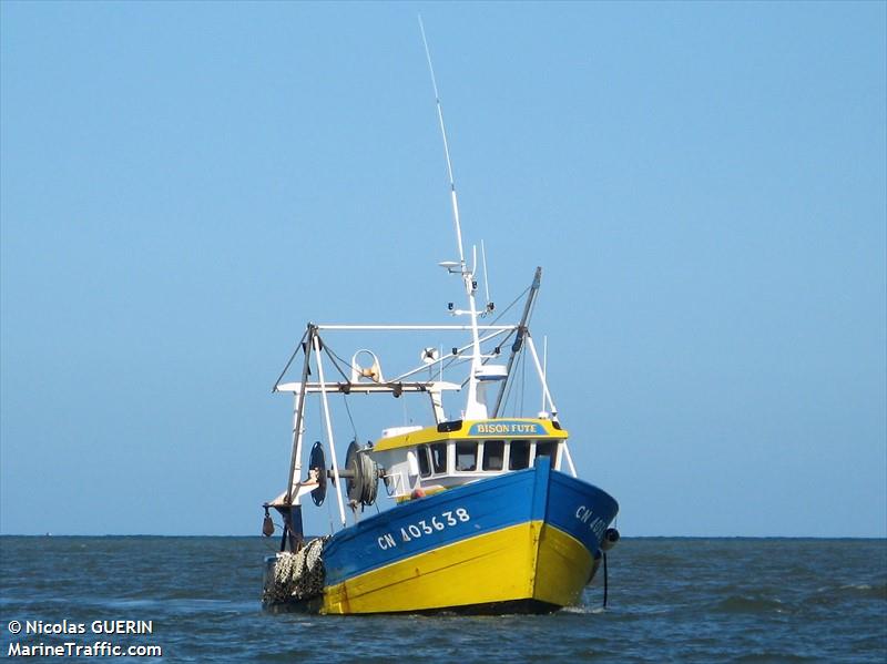 fv bison fute (Fishing vessel) - IMO , MMSI 226101000, Call Sign FG7676 under the flag of France