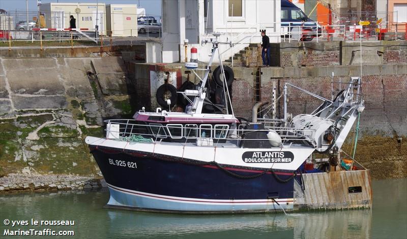 atlantis (Fishing vessel) - IMO , MMSI 227065980, Call Sign FGG9568 under the flag of France