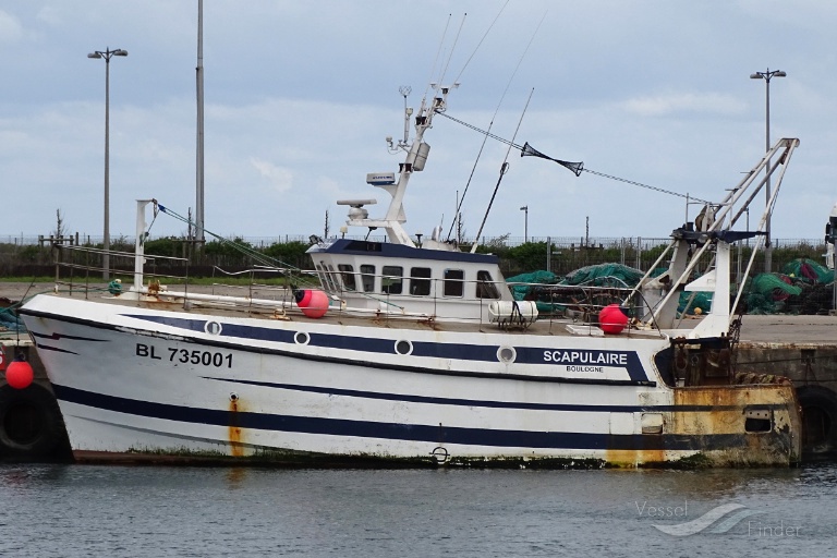 fv scapulaire (Fishing vessel) - IMO 8541933, MMSI 227322230, Call Sign FG8287 under the flag of France