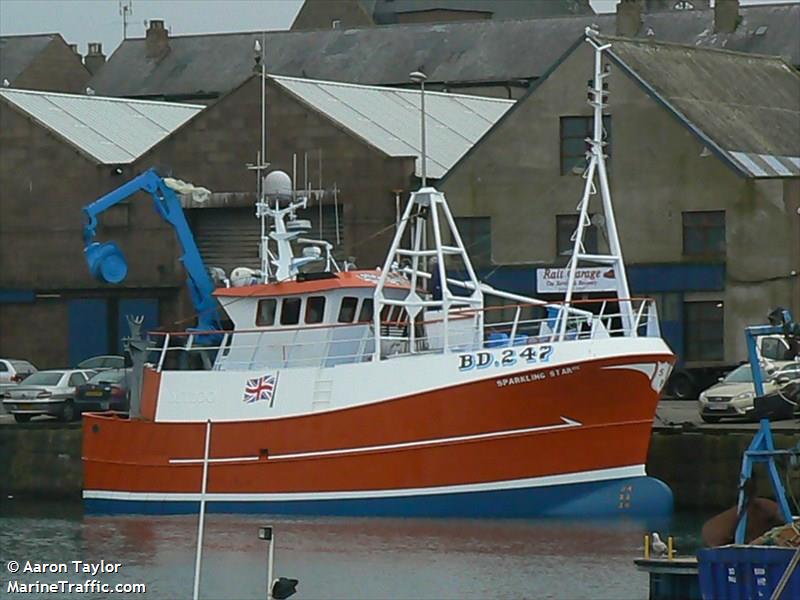 sparkling star bf247 (Fishing vessel) - IMO , MMSI 235021469, Call Sign MGGP9 under the flag of United Kingdom (UK)