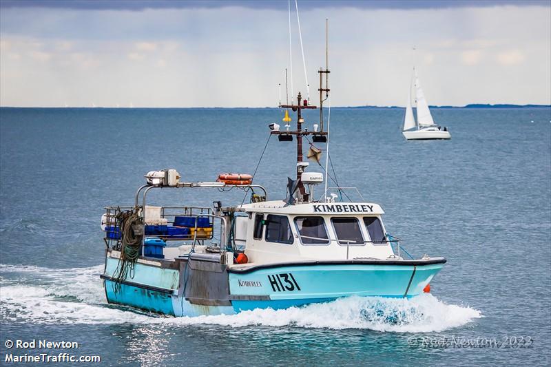 kimberley (Fishing vessel) - IMO , MMSI 235114988, Call Sign MVZE3 under the flag of United Kingdom (UK)