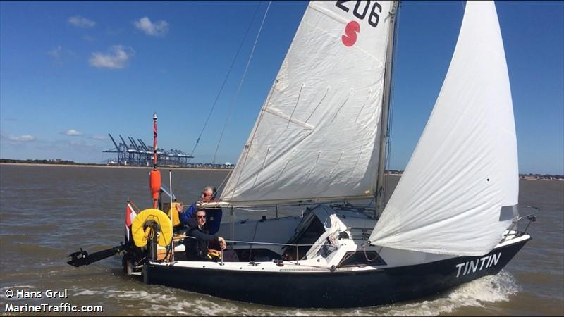 tintin (Sailing vessel) - IMO , MMSI 244010243, Call Sign PA6011 under the flag of Netherlands