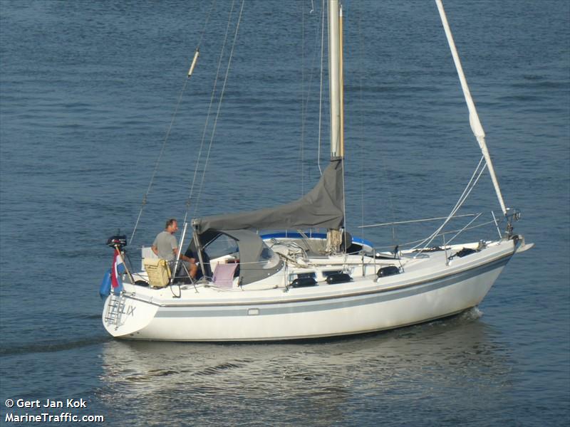 felix (Sailing vessel) - IMO , MMSI 244650072, Call Sign PB2646 under the flag of Netherlands