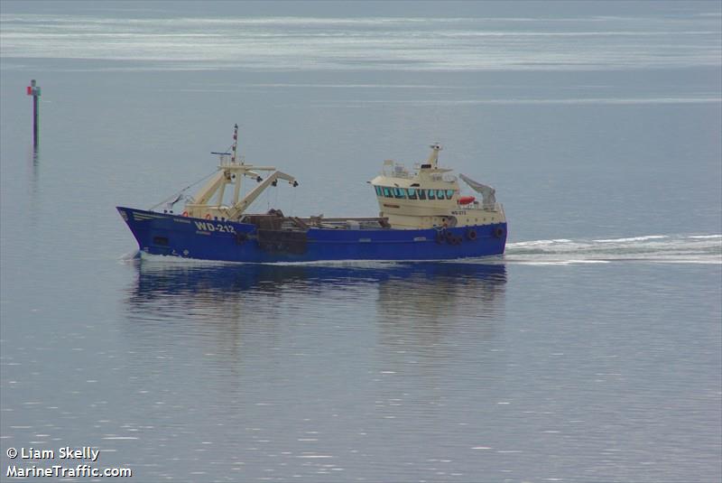 deirdre (Fishing Vessel) - IMO 9327724, MMSI 250000214, Call Sign EITS under the flag of Ireland