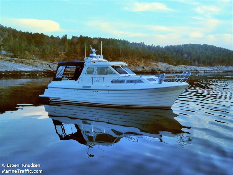 elida (Pleasure craft) - IMO , MMSI 258166820, Call Sign LL2801 under the flag of Norway