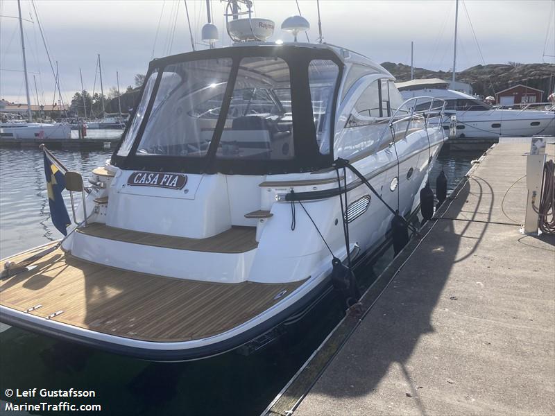 casa fia (Pleasure craft) - IMO , MMSI 265761560, Call Sign 7SY9845 under the flag of Sweden