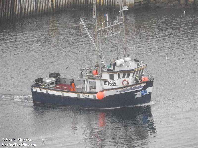 atlantic crest (Fishing vessel) - IMO , MMSI 316006650 under the flag of Canada