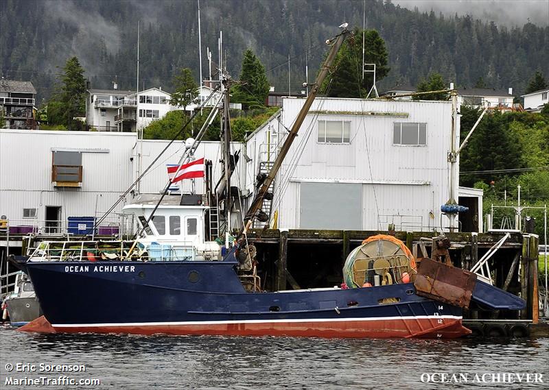 ocean achiever (Fishing vessel) - IMO , MMSI 316007539, Call Sign CZ 6574 under the flag of Canada