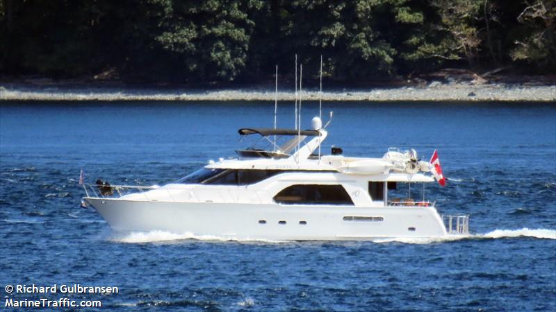 moria (Pleasure craft) - IMO , MMSI 316020229 under the flag of Canada