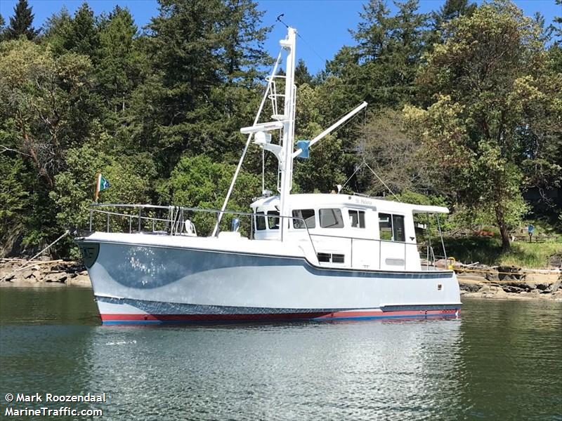 st helena (Pleasure craft) - IMO , MMSI 316036253 under the flag of Canada