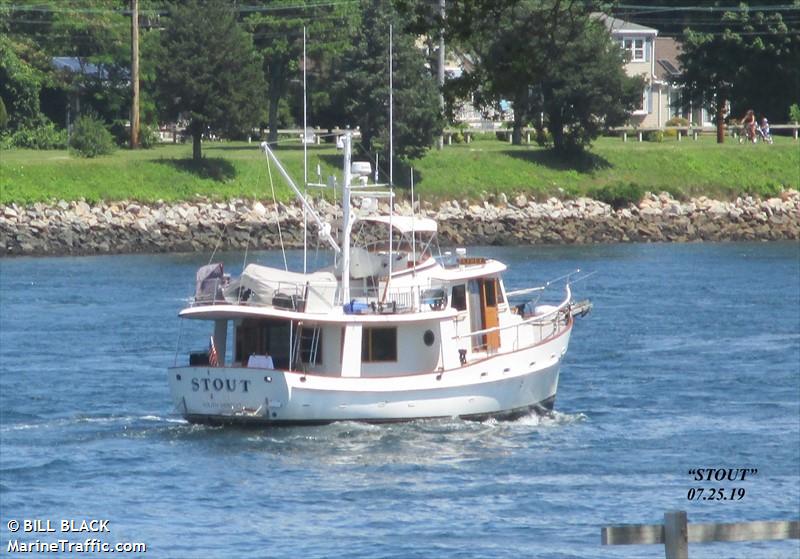 stout (Pleasure craft) - IMO , MMSI 338248689 under the flag of USA
