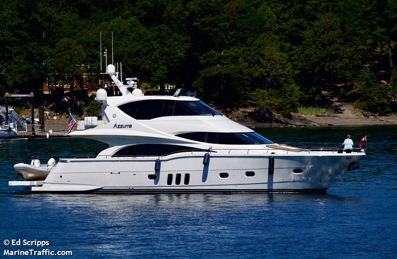 azzurre (Pleasure craft) - IMO , MMSI 367633280, Call Sign WDH2402 under the flag of United States (USA)