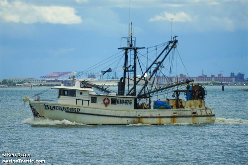 blackbeard (Fishing vessel) - IMO , MMSI 367730450, Call Sign WDI7617 under the flag of United States (USA)
