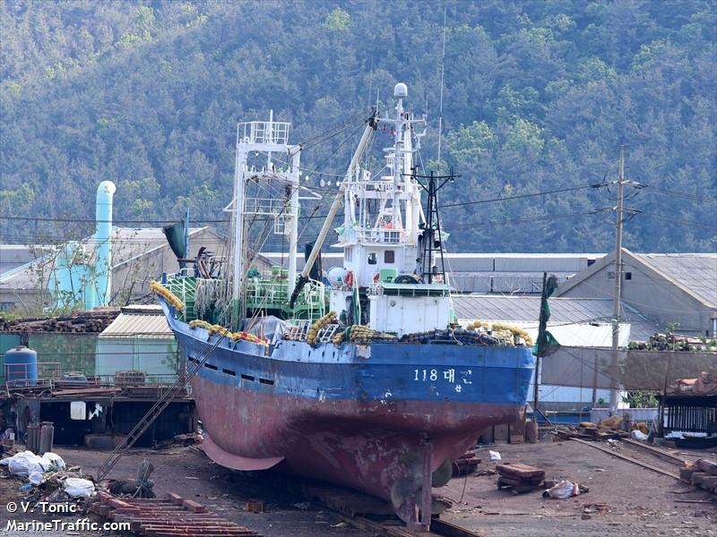 118 daejin (Fishing vessel) - IMO , MMSI 440112320