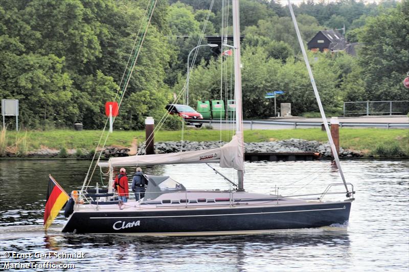clara (Sailing vessel) - IMO , MMSI 211423560, Call Sign DJ 9230 under the flag of Germany