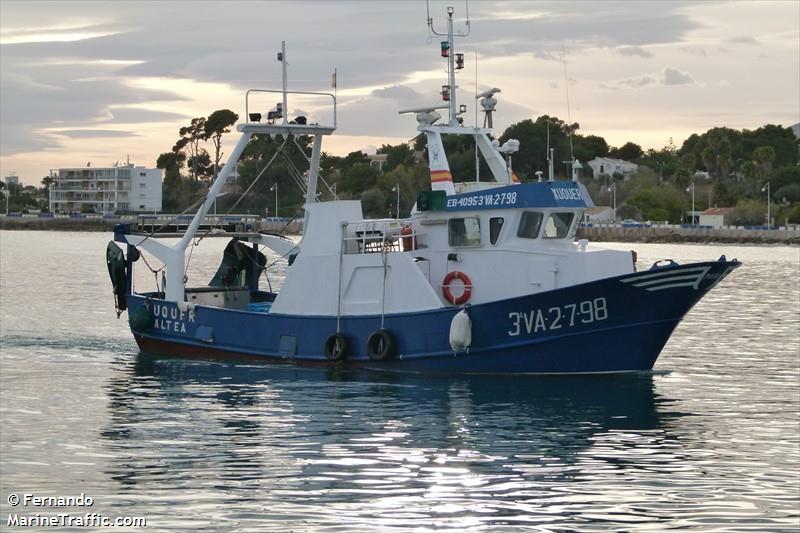 xuquer (Fishing vessel) - IMO , MMSI 224323960, Call Sign EB4095 under the flag of Spain