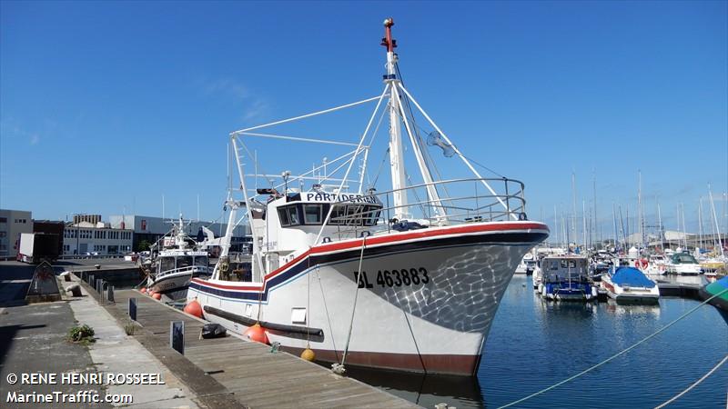 fv parti de rien (Fishing vessel) - IMO 8525202, MMSI 227137500, Call Sign FW 7941 under the flag of France