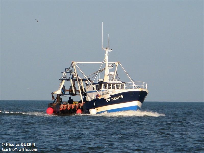fv notre dame de gr (Fishing vessel) - IMO , MMSI 227322870, Call Sign FT5438 under the flag of France