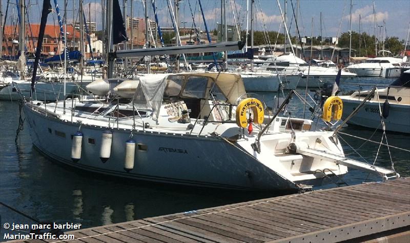 artemisia (Sailing vessel) - IMO , MMSI 227523640, Call Sign FGA3021 under the flag of France