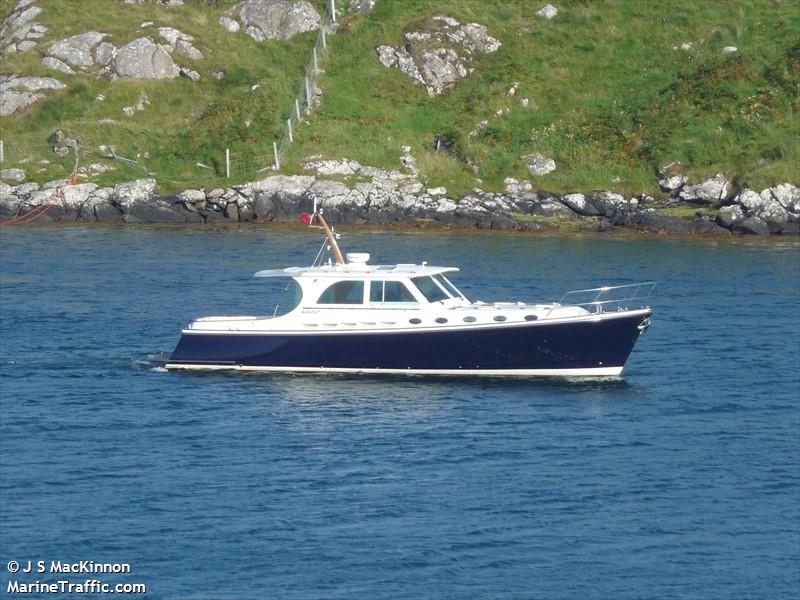 arlette (Pleasure craft) - IMO , MMSI 235027028, Call Sign MJBM4 under the flag of United Kingdom (UK)