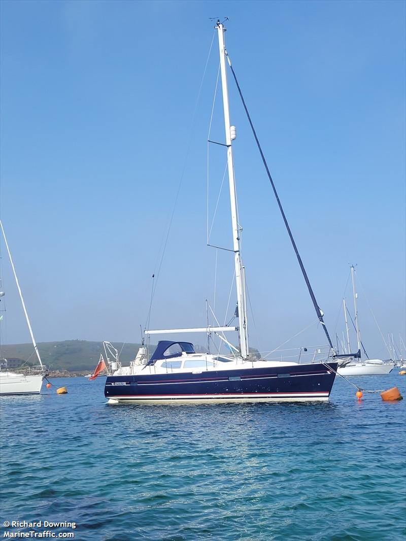 amy louise (Sailing vessel) - IMO , MMSI 235075639, Call Sign 2CTO4 under the flag of United Kingdom (UK)