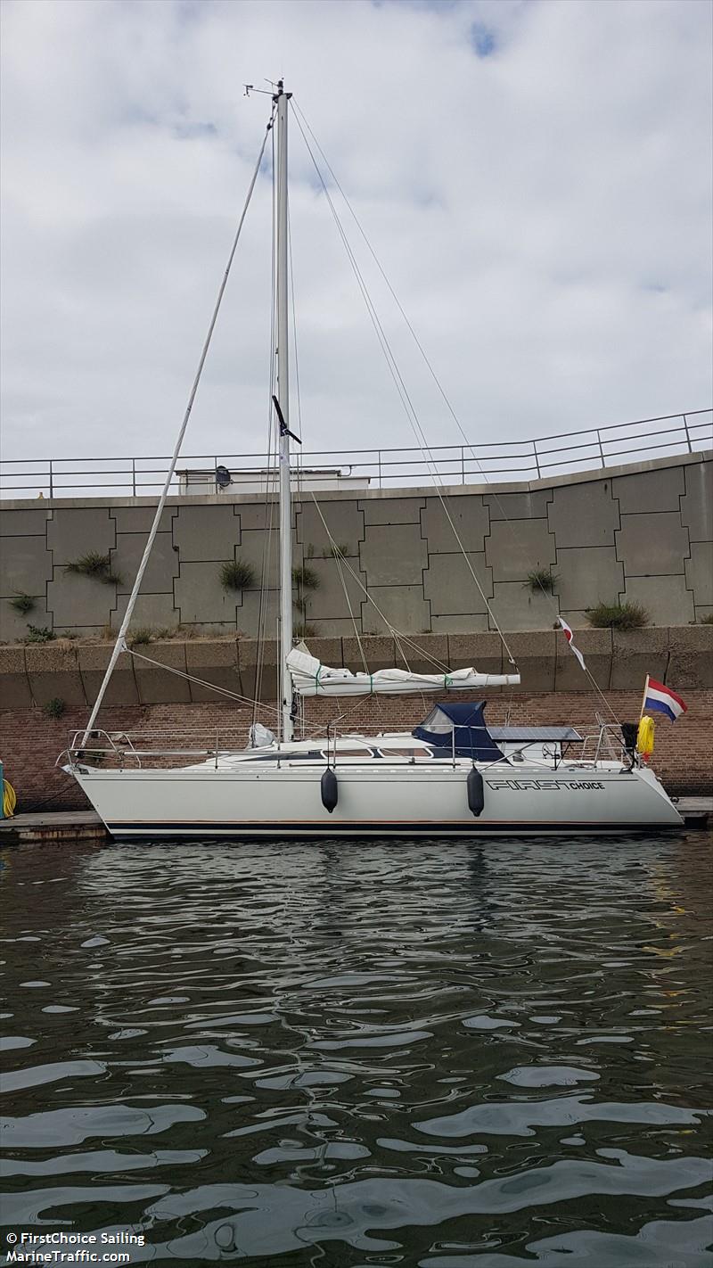 first choice (Pleasure craft) - IMO , MMSI 244095345, Call Sign PG5401 under the flag of Netherlands