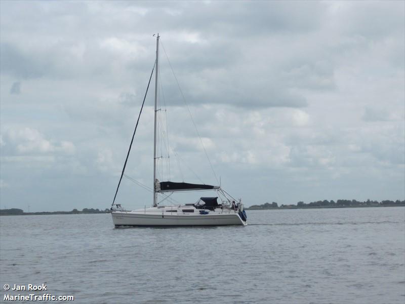 periskaltest93 (Sailing vessel) - IMO , MMSI 244700999, Call Sign PB1234 under the flag of Netherlands