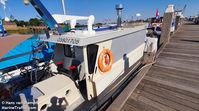 aslan (Pleasure craft) - IMO , MMSI 244810822, Call Sign PI5891 under the flag of Netherlands