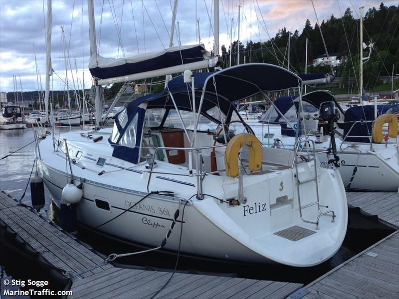 feliz (Pleasure craft) - IMO , MMSI 257925570, Call Sign LJ6321 under the flag of Norway