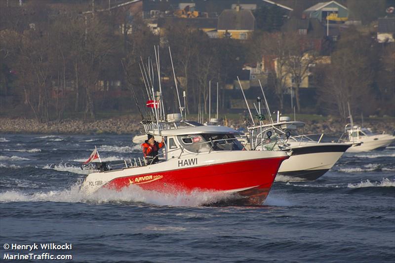 hawi (Fishing vessel) - IMO , MMSI 261027670, Call Sign SPS3181 under the flag of Poland