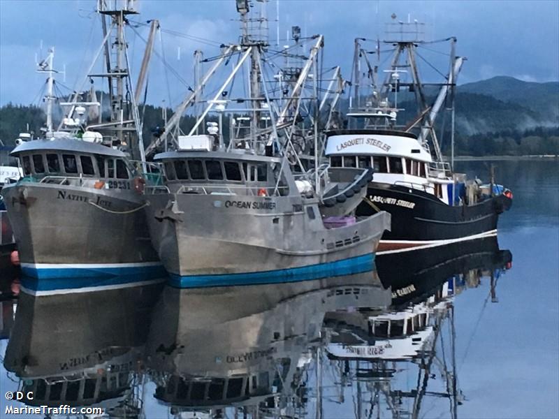 ocean summer (Fishing vessel) - IMO , MMSI 366768590, Call Sign WCZ3682 under the flag of United States (USA)
