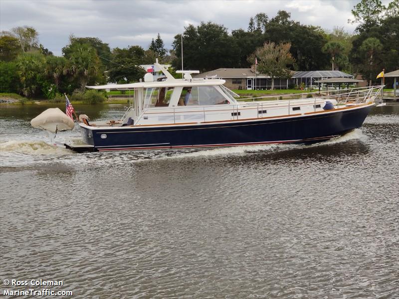 bella blue (Pleasure craft) - IMO , MMSI 367615480, Call Sign WDJ 910 under the flag of United States (USA)