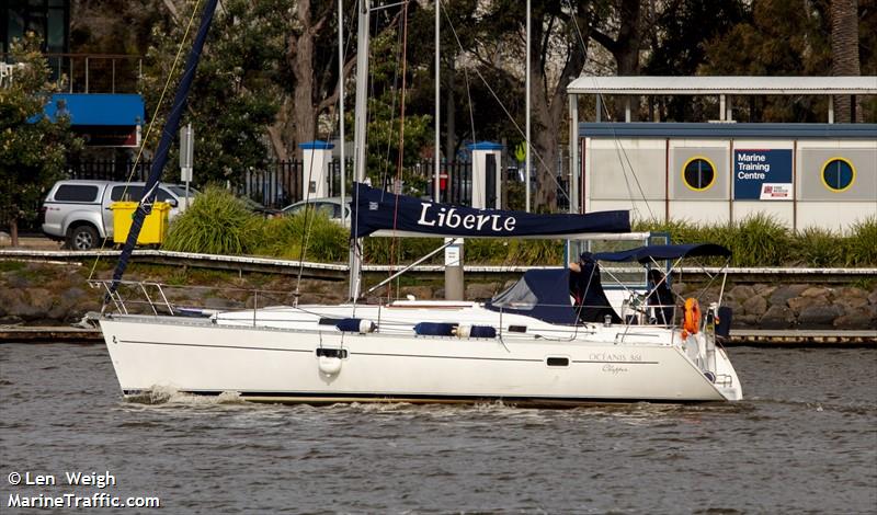liberte (Pleasure craft) - IMO , MMSI 503047080, Call Sign LIB14N under the flag of Australia
