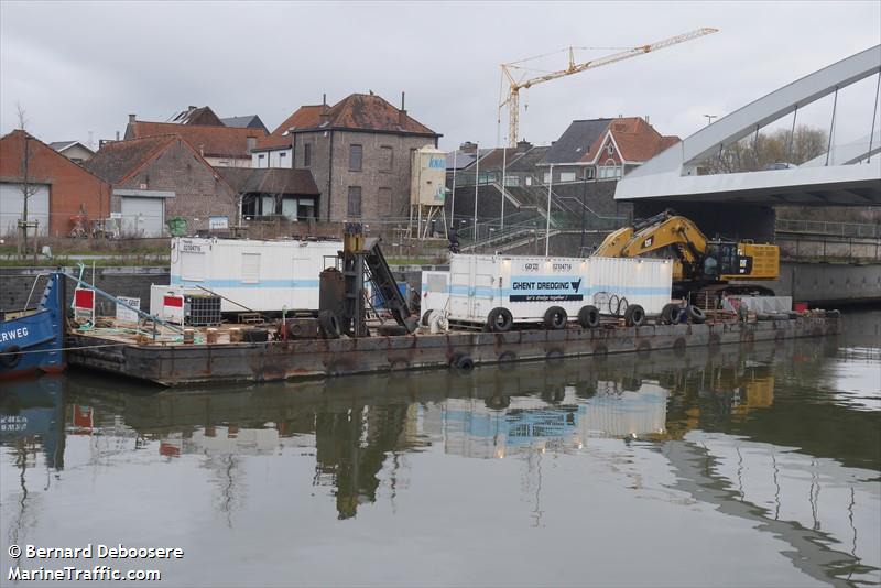 gd vii (Dredging or UW ops) - IMO , MMSI 205535690, Call Sign OT5356 under the flag of Belgium